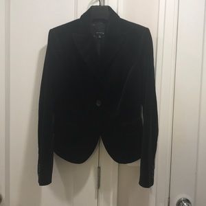 Black “velvet” blazer